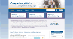 Desktop Screenshot of competencyworks.org